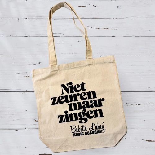 BLMA Tote Bag - Niet zeuren maar zingen